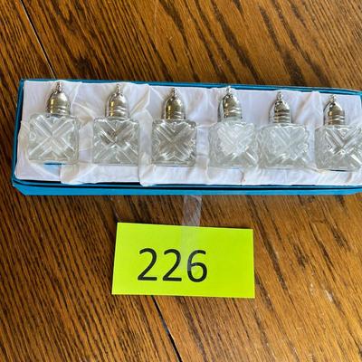 Boxed set of salt shakers