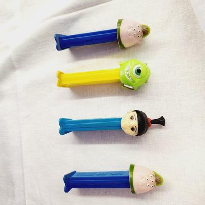4 - MONSTER INC PEZ COLLECTIBLES