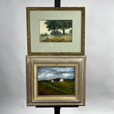 1456 Set of 2 Original Landscapes