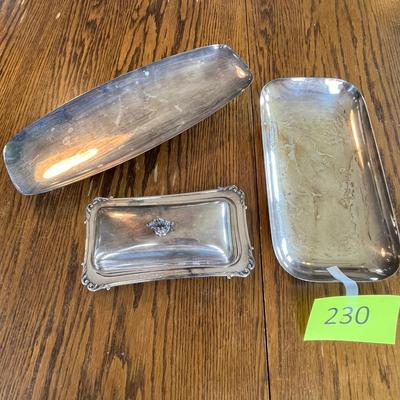 Silver Plate Service pieces