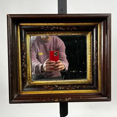 1457 Antique Victorian Framed Mirror