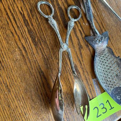 Silver Plate Serving Utensils