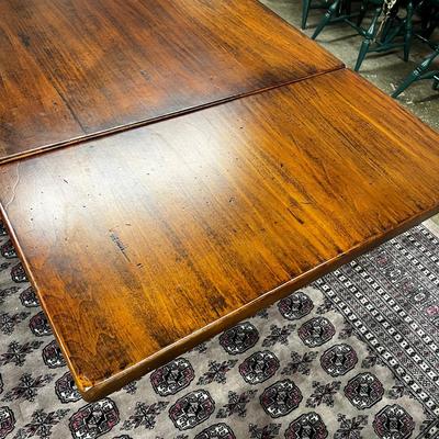 1459 Custom Cherry Farm Trestle Table 10'