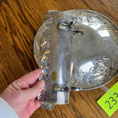 Silver Plate serving items