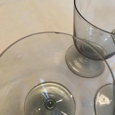 Dawn / Smoke Colored Stemware