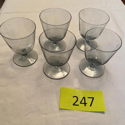 Dawn / Smoke Colored Stemware