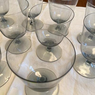 Dawn / Smoke Stemware grouping Water Goblet.