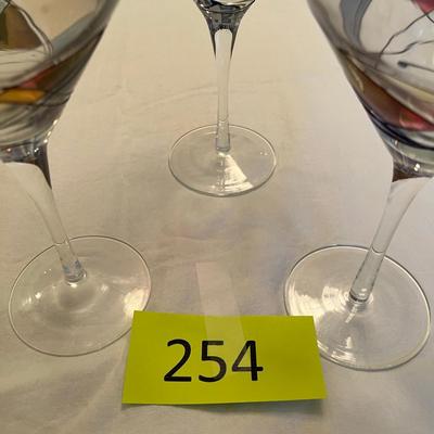 80s Martini Glasses