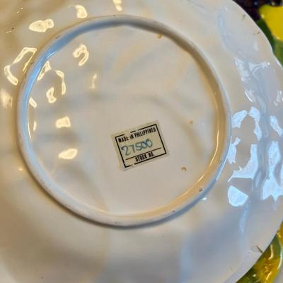 Fruit pattern Salad Plates