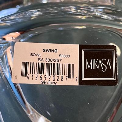 LEADED GLASS â€œSWINGâ€ MIKASA GERMANY BOWL