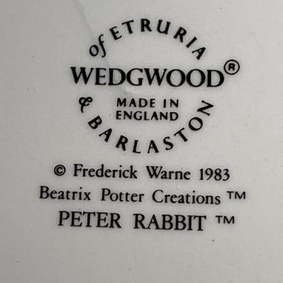 WEDGWOOD BEATRICE POTTER PETER RABBIT BIRTHDAY PLATE