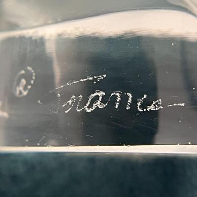 â€œLALIQUEâ€ FRANCE FIGURAL SWANS SIGNED