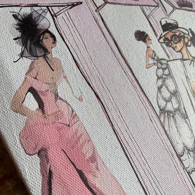 FASHIONISTA STRETCHED PRINT IMAGE ON CANVAS 