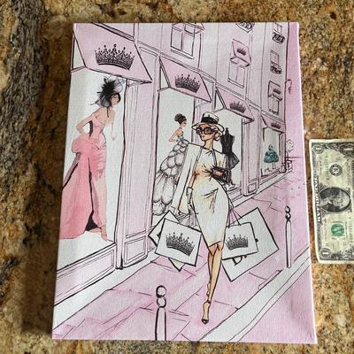 FASHIONISTA STRETCHED PRINT IMAGE ON CANVAS 