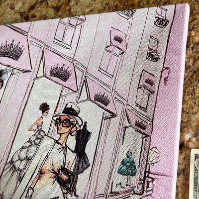 FASHIONISTA STRETCHED PRINT IMAGE ON CANVAS 