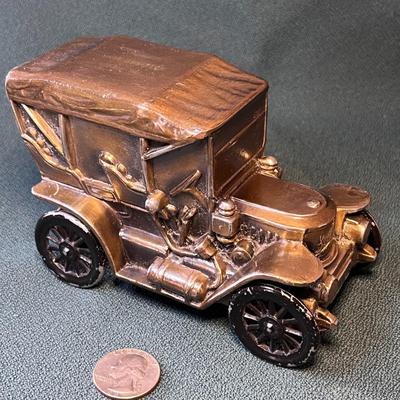 VINTAGE METAL 1910 CAR BANK