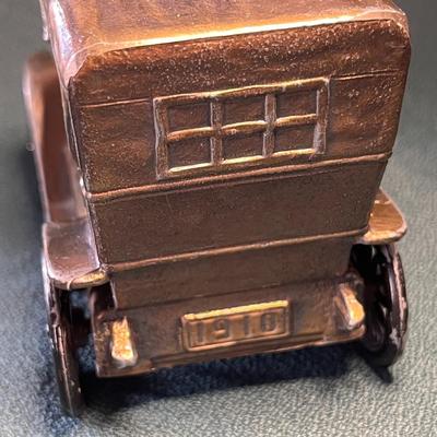 VINTAGE METAL 1910 CAR BANK