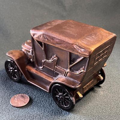 VINTAGE METAL 1910 CAR BANK
