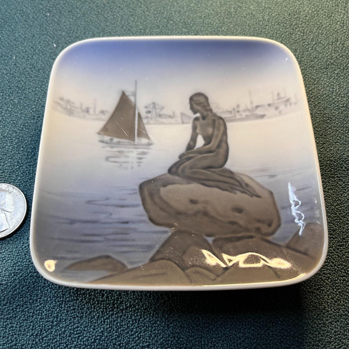 ROYAL COPENHAGEN MERMAID DISH | EstateSales.org