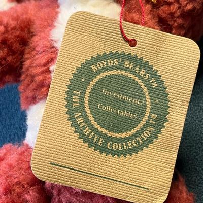 BOYDS BEARS 9â€ SANTA BEAR ARCHIVE COLLECTION