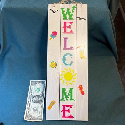 â€œLET FREEDOM RING- WELCOMEâ€ 2 SIDED SIGN