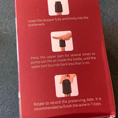 WINE STOPPER VACUUM CORKER