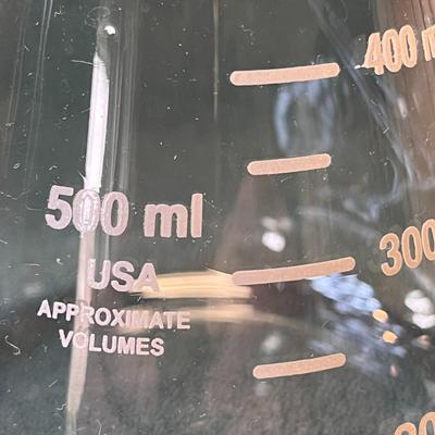 GLASS LAB BEAKER JUG 500 ml