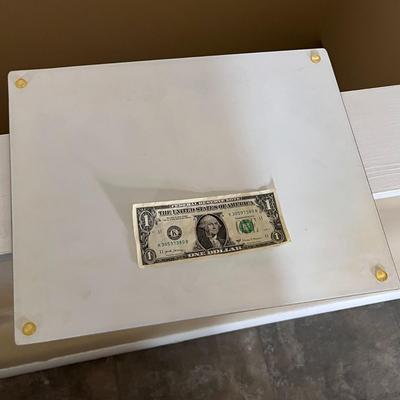 DECORATIVE ITALIAN FOOD WINE THEME GLASS CUTTING BOARD