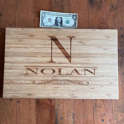 TOP END NOLAN HEAVY DUTY BAMBOO CUTTING BOARD