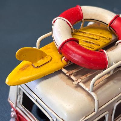 RUSTIC VW REPLICA SURFER VAN ALL METAL