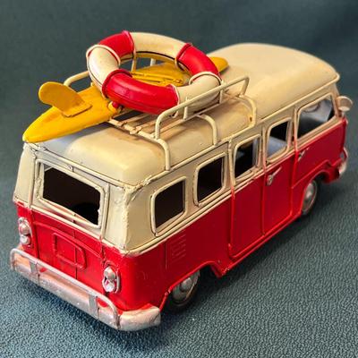 RUSTIC VW REPLICA SURFER VAN ALL METAL