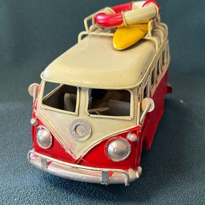 RUSTIC VW REPLICA SURFER VAN ALL METAL
