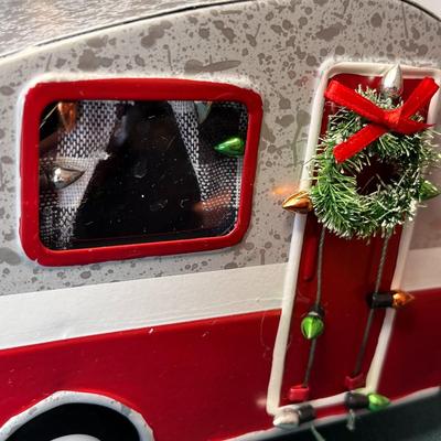 VINTAGE LOOK CAMPER TRAILER ALL METAL