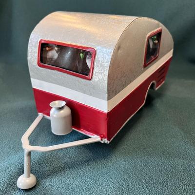 VINTAGE LOOK CAMPER TRAILER ALL METAL