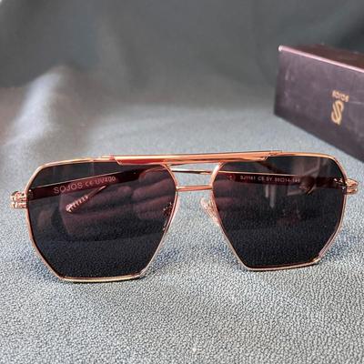NEW IN PACKAGING SOJOS AVIATOR SUN GLASSES POLARIZED