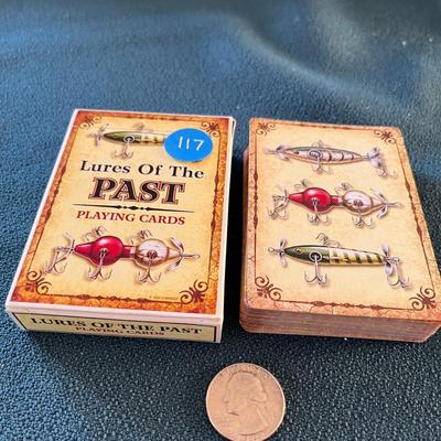 VINTAGE FISHING LURES PLAYING CARD DECK