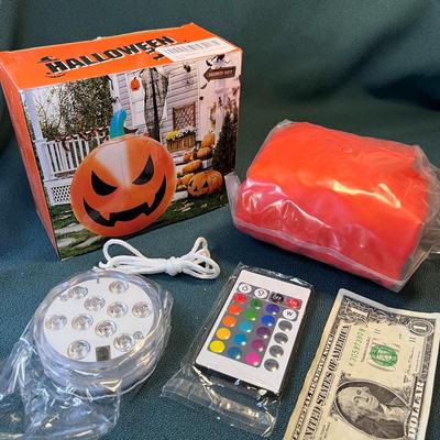 LARGE LAWN JACK-O-LANTERN w/ LED LIGHTING