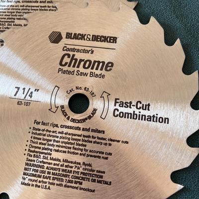 3 PC. BRAND NEW COMBINATION SAW BLADES BLACK & DECKER