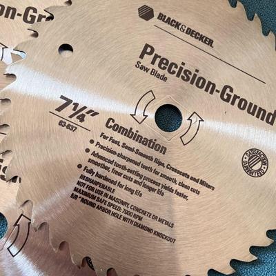 7-1/4â€ SAW BLADES BLACK & DECKER COMBINATION