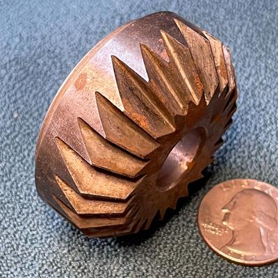 OLD TIME AUGER CUTTER BLADE TOOL HEAVY STEEL