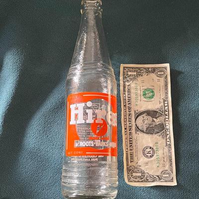VINTAGE HIRES ROOT BEER BOTTLE â€œROOTS, BARKS, HERBSâ€