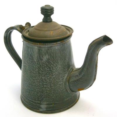 Small Antique Graniteware Coffee Pot