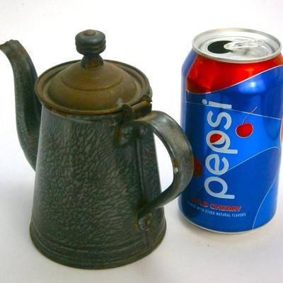 Small Antique Graniteware Coffee Pot