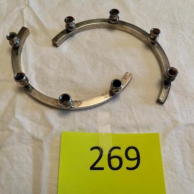 Silver Plate Candle Holder set