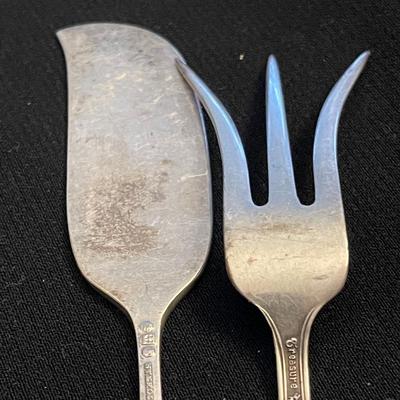 STERLING SILVER FORKS, BUTTER KNIFE AND MORE