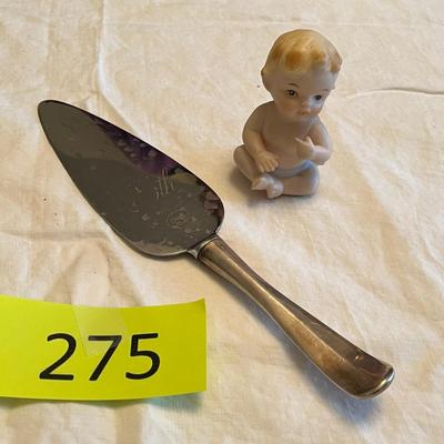 Cupid & 25th Anniversary Cake Server