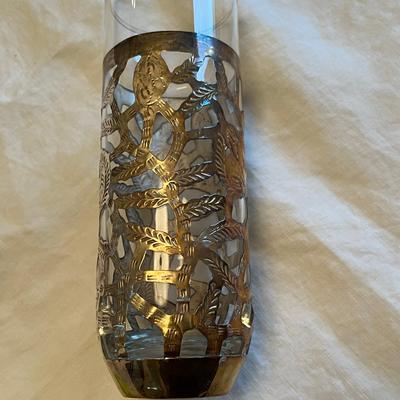 Taxco Silver Overlay Tumblers