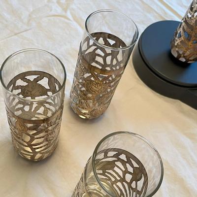 Taxco Silver Overlay Tumblers