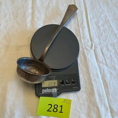 Punch Ladle Sterling Silver