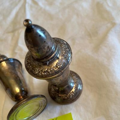 Crown Sterling Salt & Pepper shakers